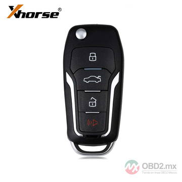 Xhorse XEFO01EN Super Remote Key Ford Flip 4 Botones con Chip Súper Incorporado Versión en Inglés 10 piezas/lote.