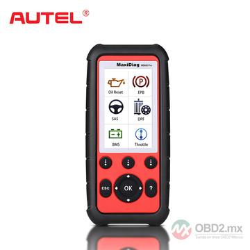 Autel MaxiDiag MD808 Pro, escáner de sistemas completos que admite reinicio de BMS/aceite, SRS, EPB, DPF, SAS y ABS. Actualización en línea gratuita