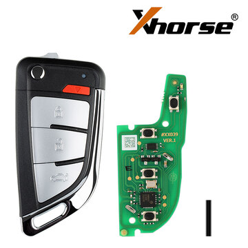 Xhorse XEKF20EN Super Remote Tipo Cuchillo de 4 Botones con Super Chip 10 unidades/lote