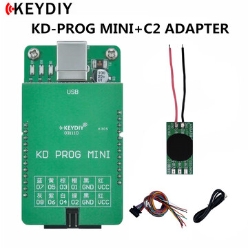 KEYDIY KD PROG MINI con adaptador C2 para leer datos del tablero de instrumentos y admitir la función de programación VW MQB