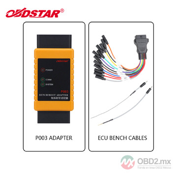 OBDSTAR P003+ Adaptador con Cables de Banco de ECU para OBDSTAR X300 DP/X300 DP PLUS/Key Master DP/X300 PRO4/D800