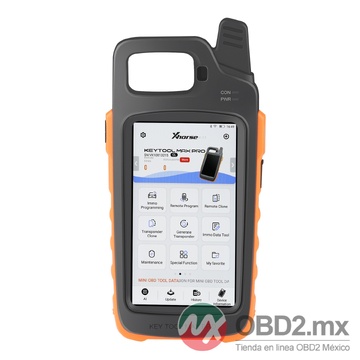 Xhorse XDKMP0EN VVDI Key Tool Max Pro con función MINI OBD Tool, Agrega CAN FD, Voltaje y Corriente de Fuga.