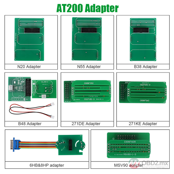 FC200 AT200 Nuevo Conjunto de Adaptadores Sin Desmontaje, incluyendo 6HP y 8HP / MSV90 / N55 / N20 / B48/ B58/ B38, etc.