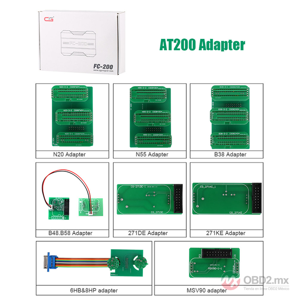 FC200 AT200 Nuevo Conjunto de Adaptadores Sin Desmontaje, incluyendo 6HP y 8HP / MSV90 / N55 / N20 / B48/ B58/ B38, etc.