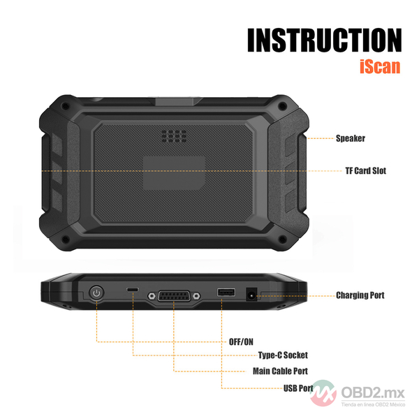 OBDSTAR iScan KTM/HUSQVARNA, una herramienta de diagnóstico de motocicletas inteligente y portátil.