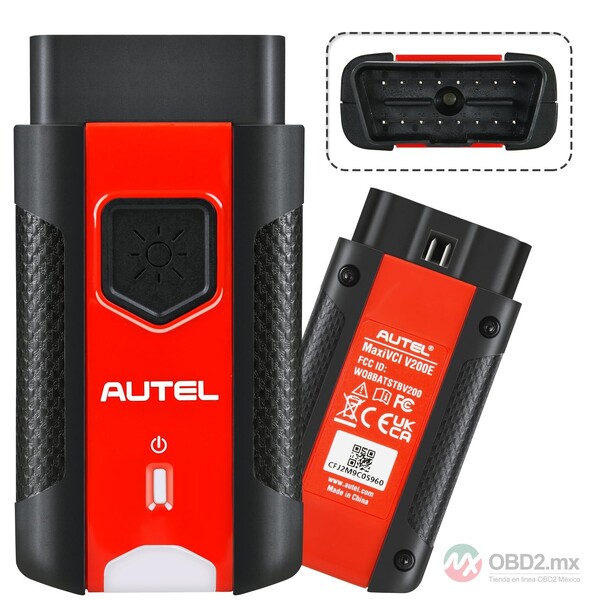 Autel MaxiVCI VCI 200 Bluetooth utilizado con tabletas de diagnóstico MS906 PRO ITS600K8