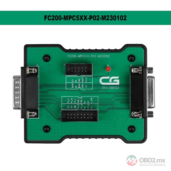 Adaptador CG FC200 MPC5XX FC200-MPC5XX-P02-M230102 para BOSCH MPC5xx Leer/Escribir Datos en Banco Soporte EDC16/ ME9.0/ MED9.1/ MED9.5.