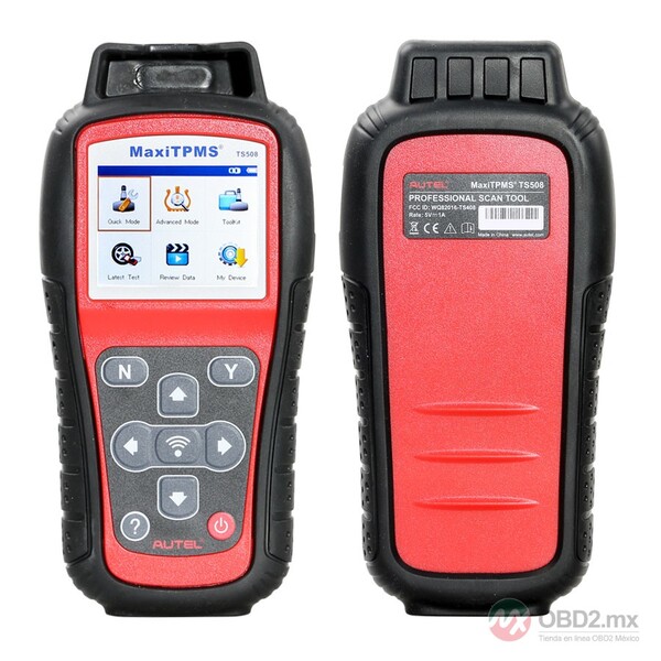 Autel MaxiTPMS TS508 es una herramienta de diagnóstico y servicio TPMS para diagnóstico, programación, reaprendizaje o reinicio de TPMS.