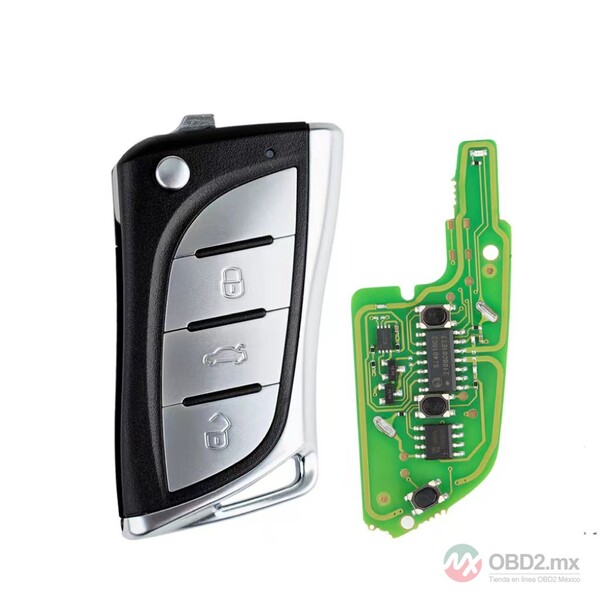 Xhorse XELEX0EN Super Remote Flip 3 Botones para Toyota/Lexus con Super Chip en su interior 10 piezas/lote