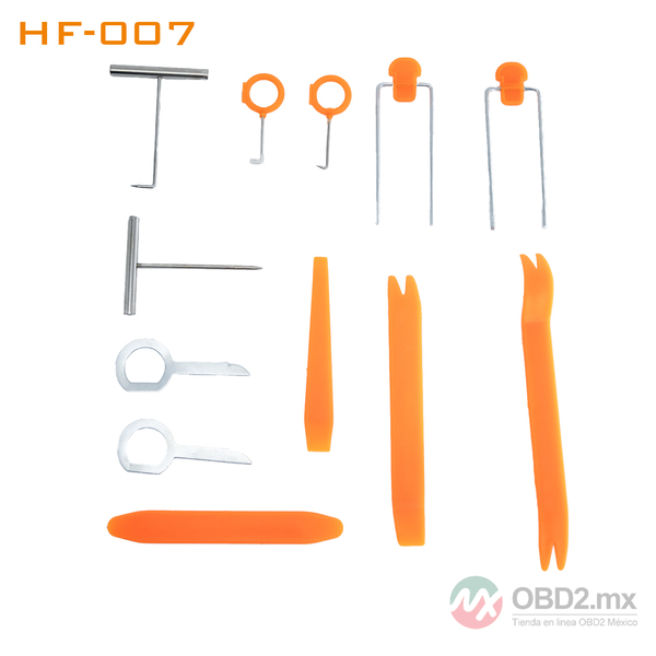 HF-007 Kit de Herramientas Multifunción para Desmontaje de Paneles Puertas y Audio de Automóviles