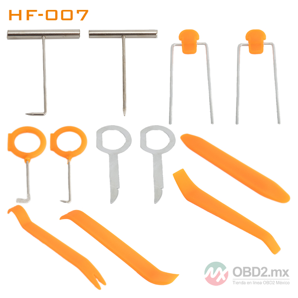 HF-007 Kit de Herramientas Multifunción para Desmontaje de Paneles Puertas y Audio de Automóviles