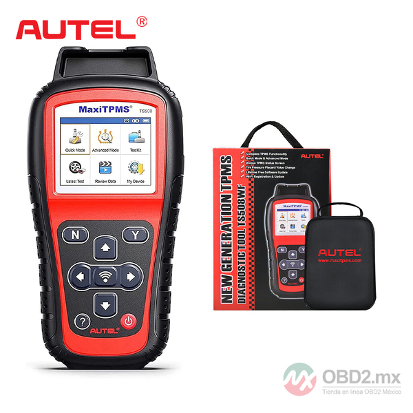 Autel MaxiTPMS TS508 es una herramienta de diagnóstico y servicio TPMS para diagnóstico, programación, reaprendizaje o reinicio de TPMS.