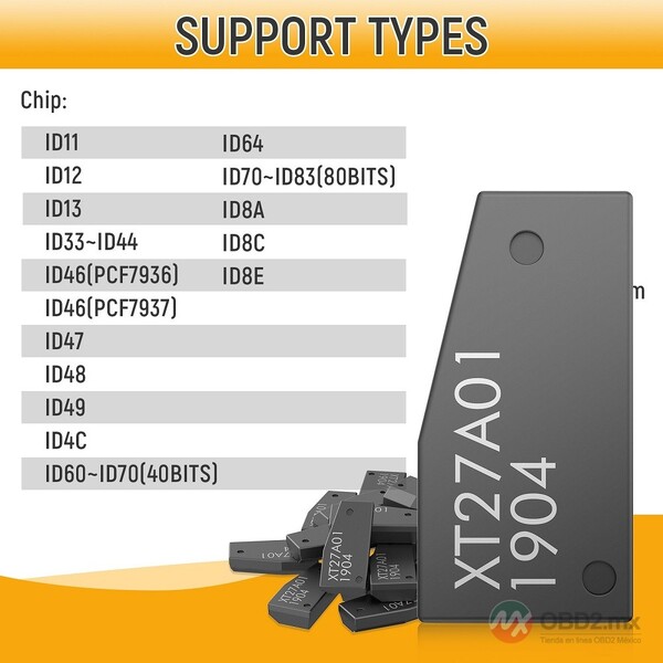 Chip Transponder Xhorse VVDI Super para VVDI2 VVDI Mini Key Tool, 100piezas por lote.