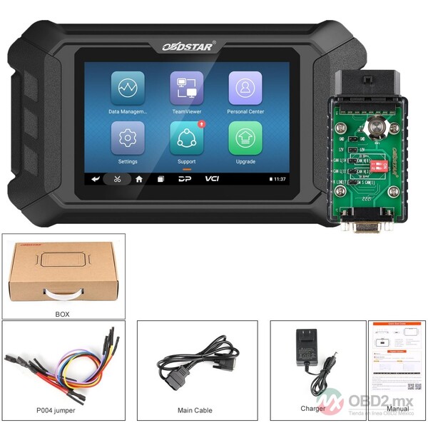 OBDSTAR P50 Airbag Reset Tool: Cubre 58 Marcas y Más de 7600 Números de Parte de ECU por OBD/BENCH. Admite el Reinicio de Batería para Audi en Banco.