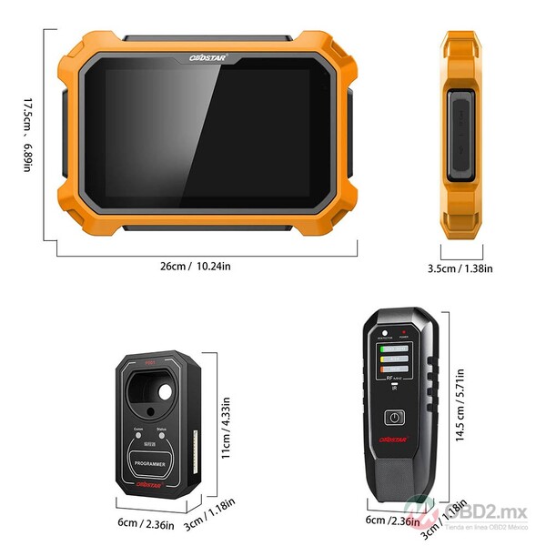 OBDSTAR X300 DP Plus C Package Full Configuration Obtiene Gratis el Kit P004 y el Adaptador FCA 12+8