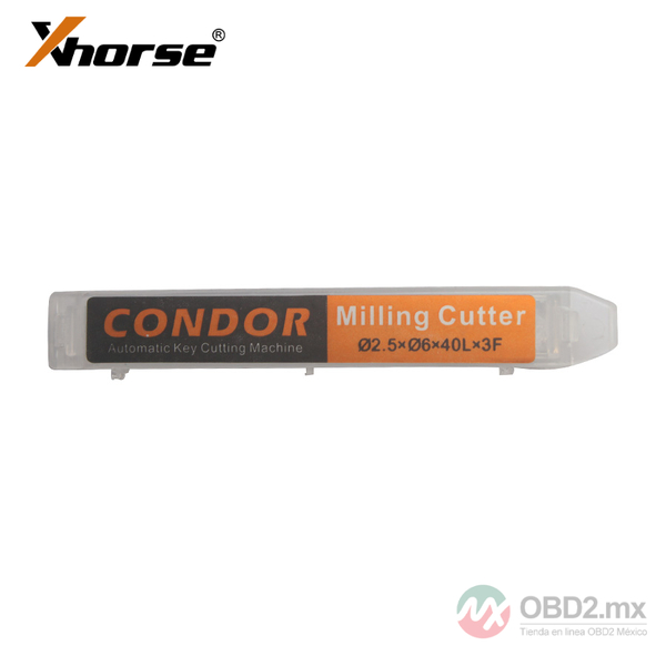 5PCS Xhorse XCMN07GL Fresa de 2.5mm para CONDOR XC-MINI, Plus 2, XC-007 XC-002 Dolphin Máquina de Corte de Llaves