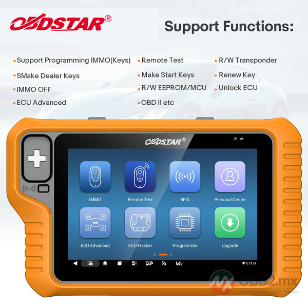 2024 OBDSTAR X300 Classic G3 Programador de Llaves con CAN FD Incorporado DoIP Soporte para Automóviles/HD/E-Car/Motocicletas/Jet Ski