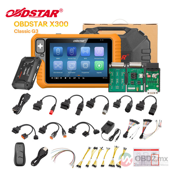 2024 OBDSTAR X300 Classic G3 Programador de Llaves con CAN FD Incorporado DoIP Soporte para Automóviles/HD/E-Car/Motocicletas/Jet Ski