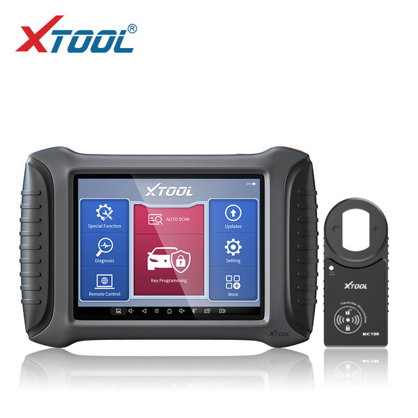 XTOOL X100 PAD3 Programación de Llaves con Adaptador EEPROM KC100 Codificación de ECU y PMI, Diagnóstico de Todos los Sistemas del Automóvil