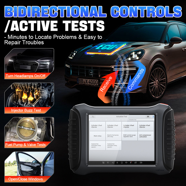 XTOOL X100 PAD3 Programación de Llaves con Adaptador EEPROM KC100 Codificación de ECU y PMI, Diagnóstico de Todos los Sistemas del Automóvil