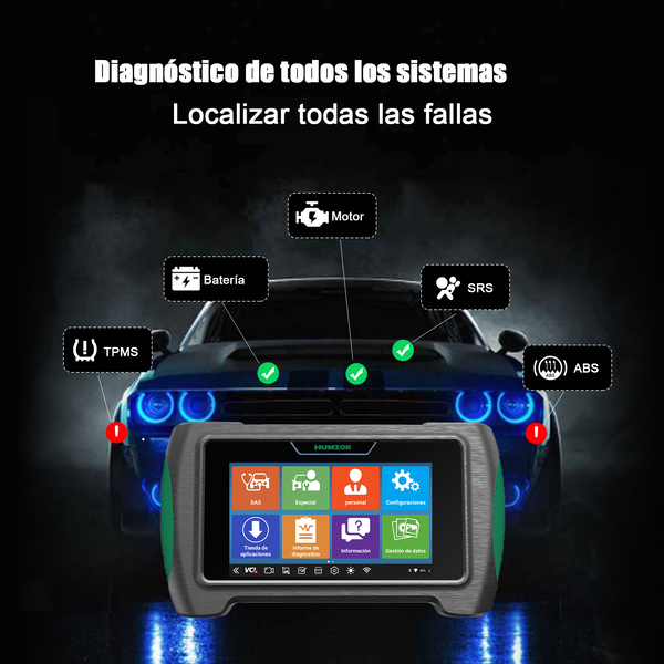 Humzor-herramienta de diagnóstico de coche, escáner M7, Obd, Universal, programador de llaves, Obd2