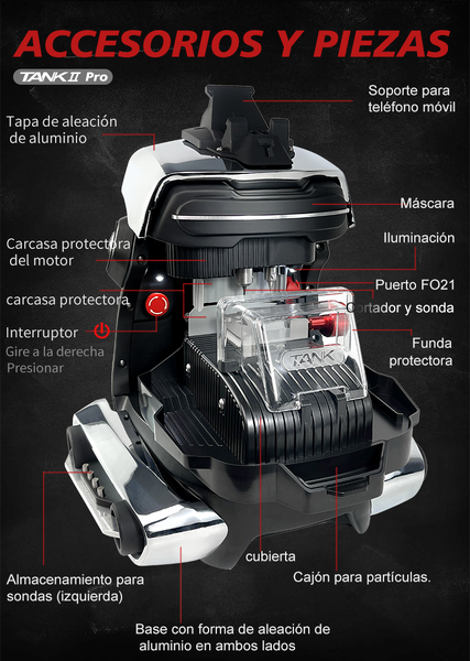 Máquina de corte de llaves CNC, 2 Pro 2M2 TANK, con carcasa protectora, aplicación móvil, bloqueo ml-t, hoyuelos, multipunto