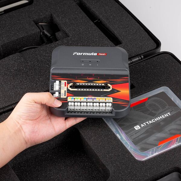 FormulaFlash Clonación ECU, Lectura/Escritura de Datos, Modificación VIN, IMMO Off, Mejora de Potencia, Limpieza DTC para Moto, Camión, Auto, Barco.