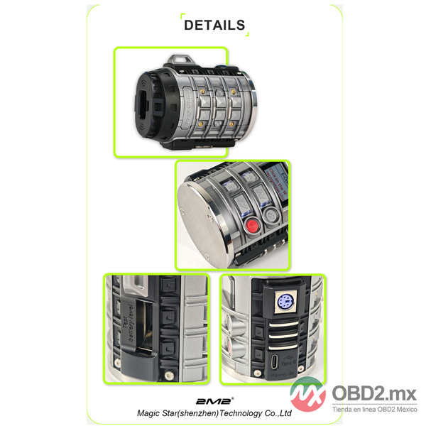 TANK MAGIC Easy Clone para clonarlee，rdetectar，decodificar y generar llaves，compatible con app Magic Tank para copiado y decodificacion online