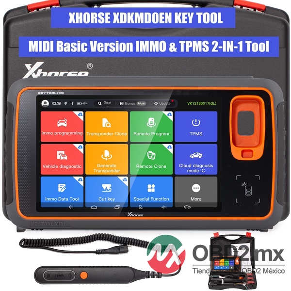 Xhorse XDKMD0EN VVDI Key Tool MIDI Basic Version– Solución Automotriz 2 en 1 para Programación IMMO y Función TPMS