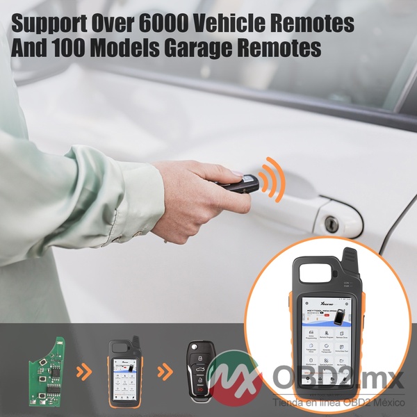 Xhorse XDKMP0EN VVDI Key Tool Max Pro con función MINI OBD Tool, Agrega CAN FD, Voltaje y Corriente de Fuga.