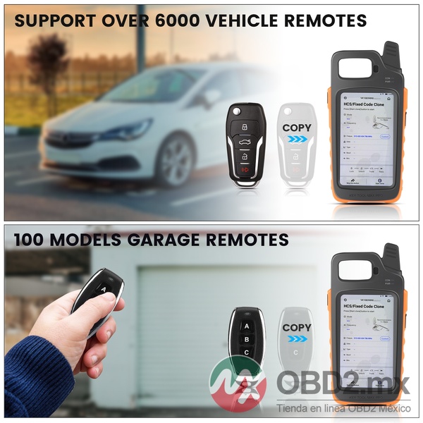 Xhorse XDKMP0EN VVDI Key Tool Max Pro con función MINI OBD Tool, Agrega CAN FD, Voltaje y Corriente de Fuga.