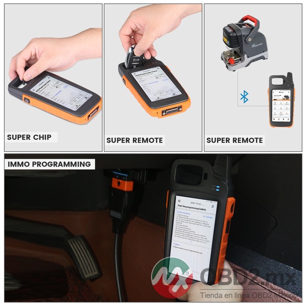 Xhorse XDKMP0EN VVDI Key Tool Max Pro con función MINI OBD Tool, Agrega CAN FD, Voltaje y Corriente de Fuga.